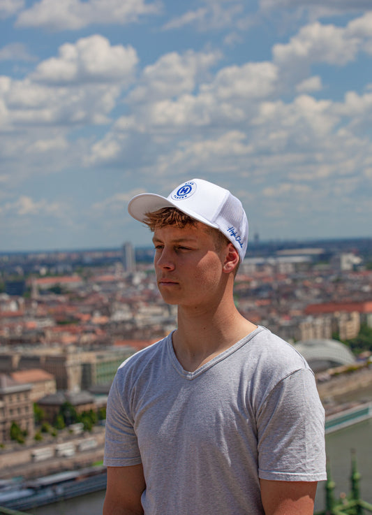 5 paneles Fehér/Királykék HighClouds baseball sapka