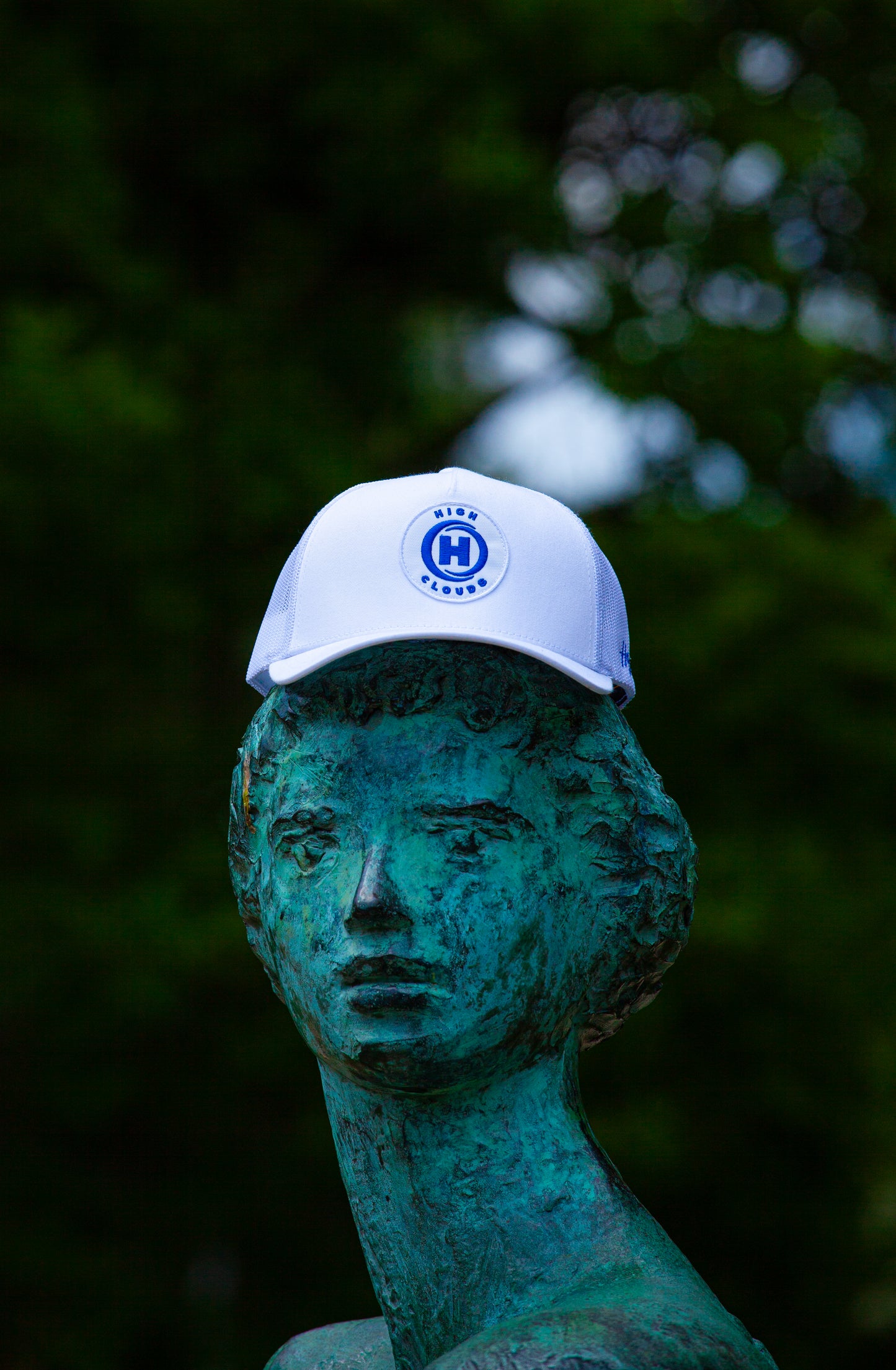 5 paneles Fehér/Királykék HighClouds baseball sapka