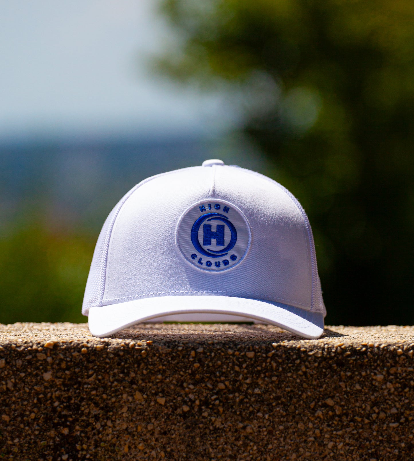 5 paneles Fehér/Királykék HighClouds baseball sapka