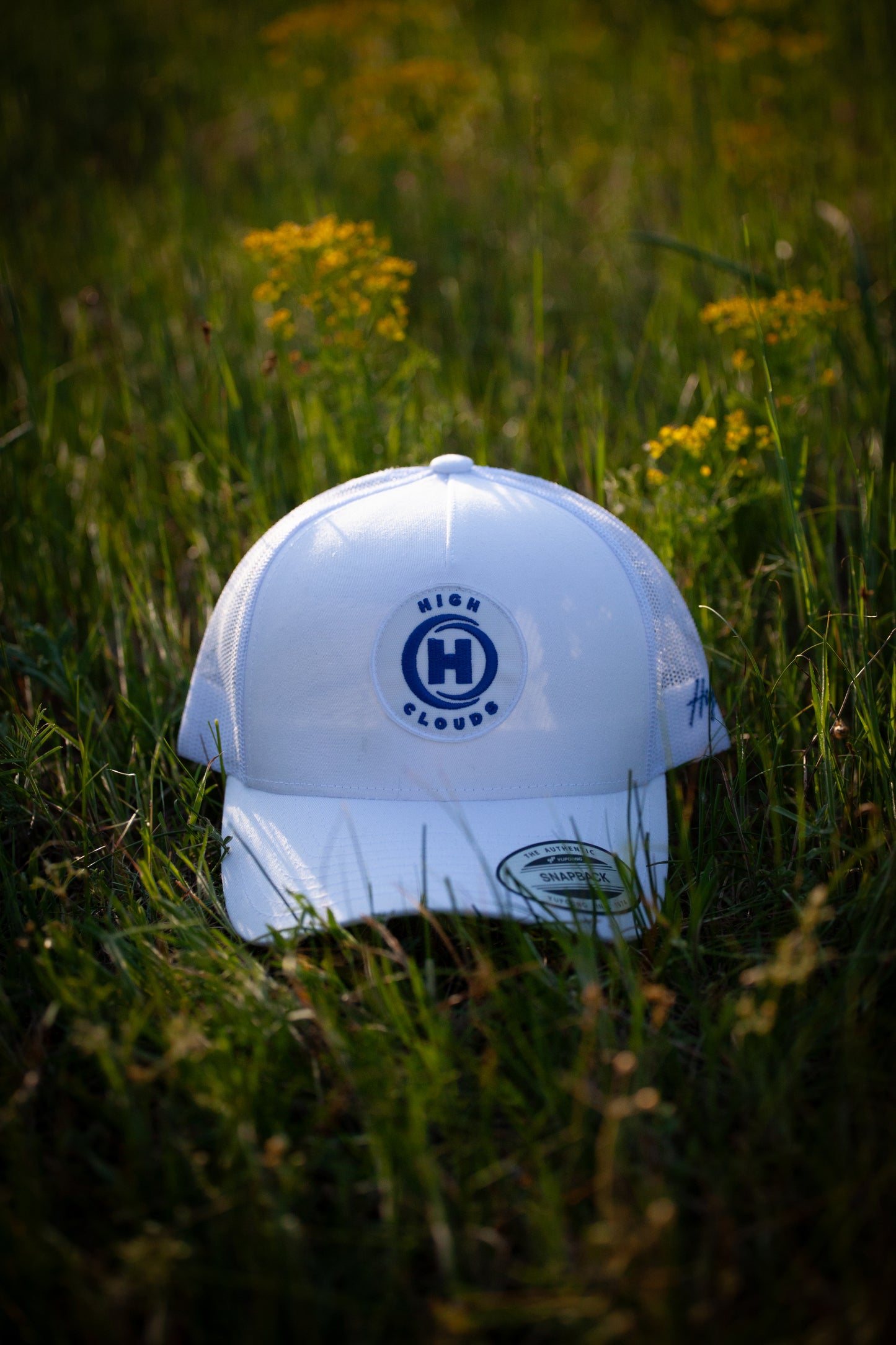 5 paneles Fehér/Királykék HighClouds baseball sapka