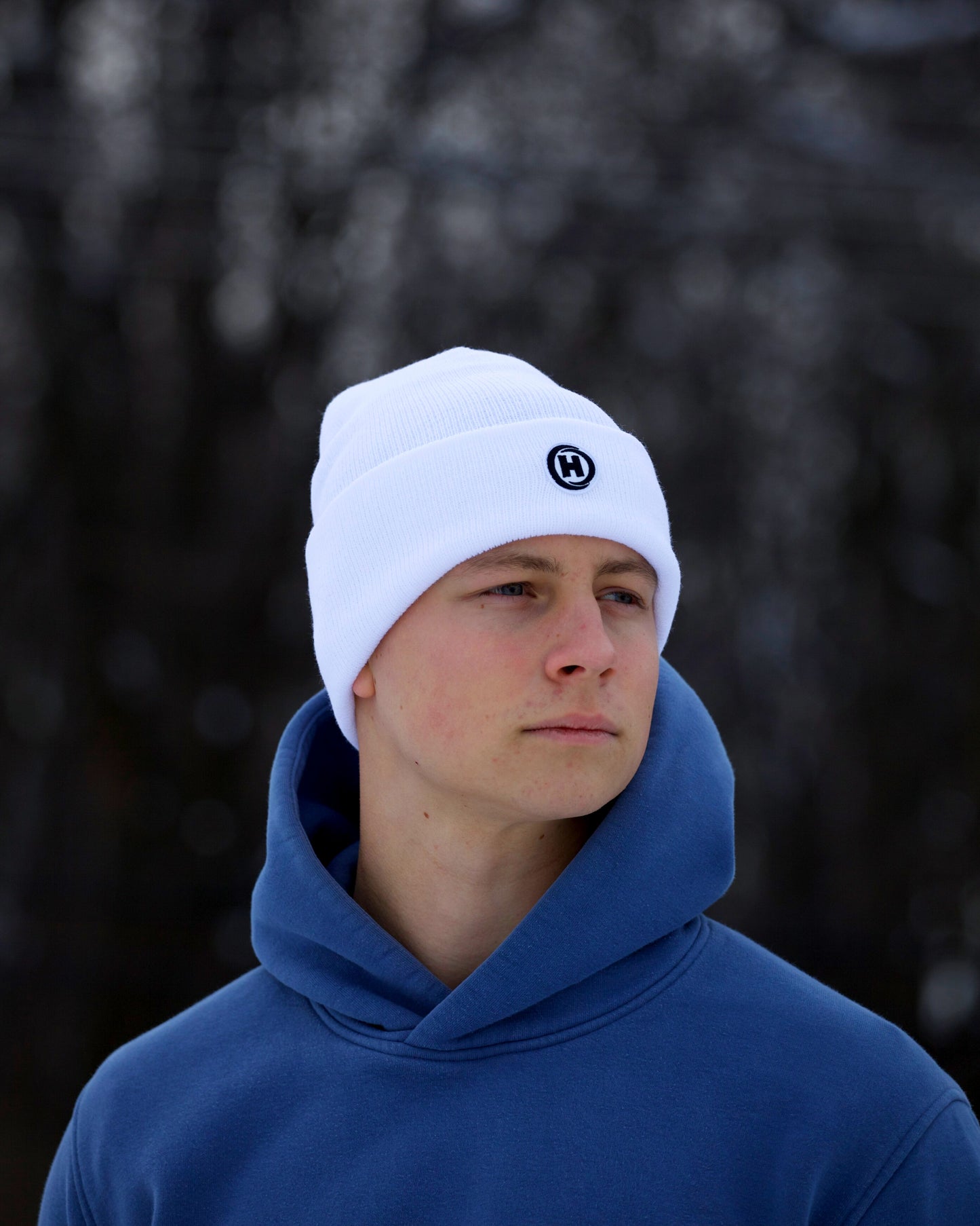 Fehér HighClouds Beanie téli sapka