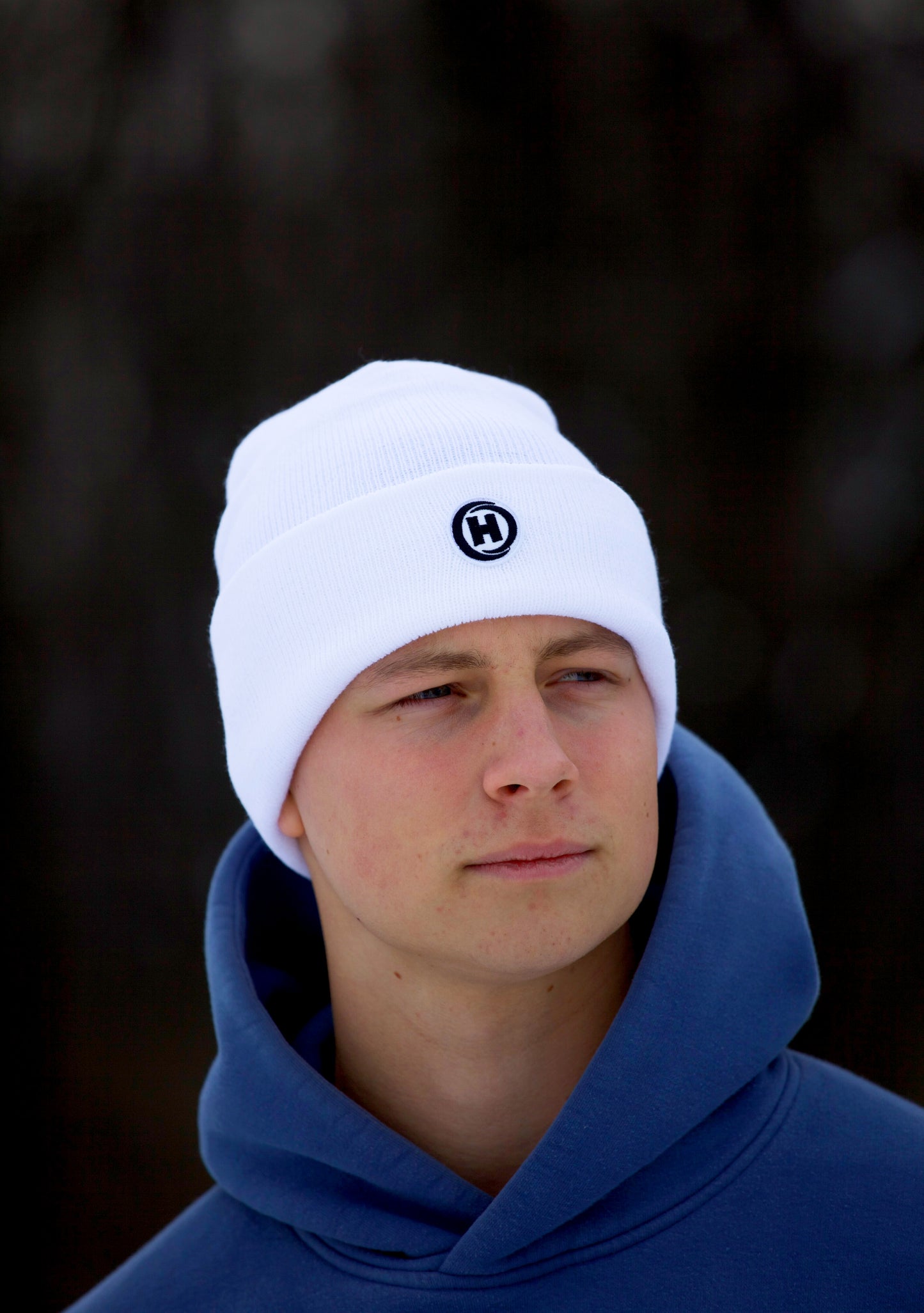 Fehér HighClouds Beanie téli sapka