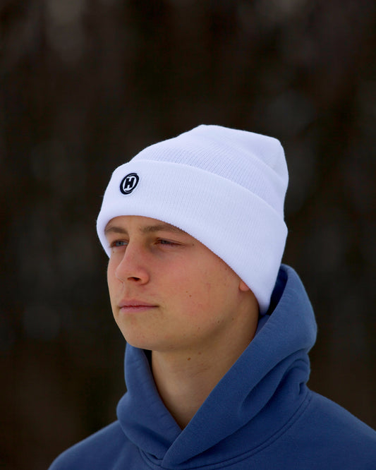 Fehér HighClouds Beanie téli sapka